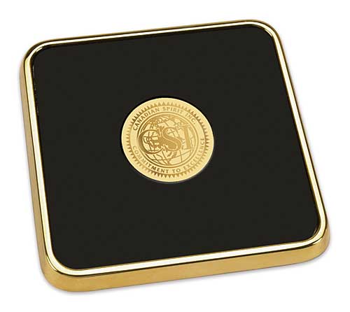 Square Coaster - Gold